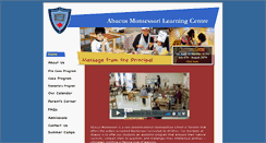 Desktop Screenshot of abacusmontessori.ca